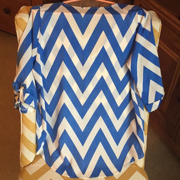 Chevron hi-low top - Picture 2 of 4